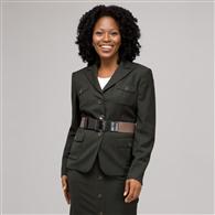 Belted Safari Jacket x0048, Laurel, medium