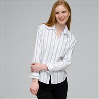 No-Iron Easy Care French Cuff Striped Shirt x0096, Multi, medium