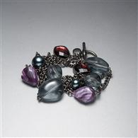 Light Hematite Bracelet x0016, Hematite, medium