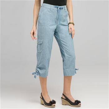 Capri Utility Pant. x0094, Chambray Blue, large