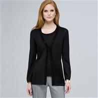 Beaded Cardigan. x0017, Black Multi, medium