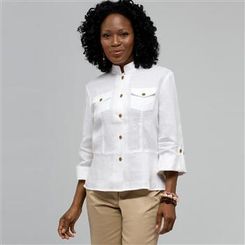Button Front Shirt x0048, , large