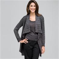 Cable Cardigan x0021, Black Multi, medium