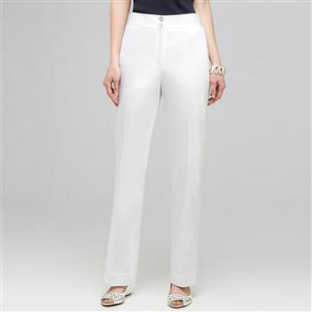 Straight Leg Pant. x0051, White, large