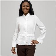Button Front Jacket. x0074, White, medium