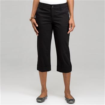 5 Pocket Cuffed Capri x0084, , large