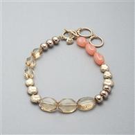 Pink and Gold Necklace x0072, Pink, medium