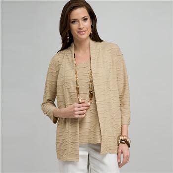 Open Front Cardigan x0018, Toast, large