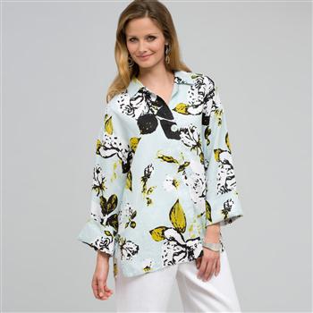 Relaxed Long Sleeve Shirt x0018, new lt seamist combo, large