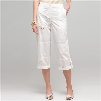 Cuffed Cargo Pant x0074, White, large