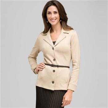 Belted Cardigan x0016, Chino, large