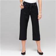 Classic Crop Pant x0046, Black, medium