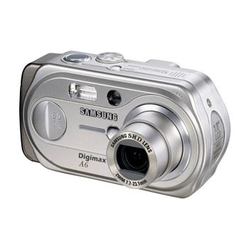 Samsung Digimax A6 - Digital camera - 6.0 Mpix - optical zoom: 3 x - supported memory: MMC, SD x0053, , large